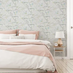 Sublime Japan Grey And Blue Wallpaper -Paint And Wallpaper Shop 13991818 1885003725851432