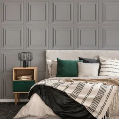 Fresco Wood Panelling Grey Wallpaper 8 Fresco Wood Panelling Grey Wallpaper -Paint And Wallpaper Shop 13991819 8055003725273266