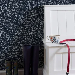 Joules Guinea Spot French Navy Wallpaper 8 Joules Guinea Spot French Navy Wallpaper -Paint And Wallpaper Shop 13991843 1955003722918209