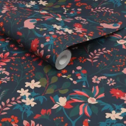 Joules Fields Edge Floral French Navy Wallpaper 9 Joules Fields Edge Floral French Navy Wallpaper -Paint And Wallpaper Shop 13991844 2215003723735514