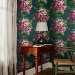 Joules Invite Floral Peacock Wallpaper 11 Joules Invite Floral Peacock Wallpaper -Paint And Wallpaper Shop 13991845 1445003725418640