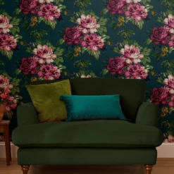 Joules Invite Floral Peacock Wallpaper 8 Joules Invite Floral Peacock Wallpaper -Paint And Wallpaper Shop 13991845 2435003725288641