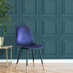 Fresco Wood Panel Teal Wallpaper -Paint And Wallpaper Shop 13991871 9815003724832551