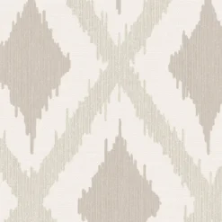 Fresco Ikat Natural Wallpaper -Paint And Wallpaper Shop 13991873 1825003724076380