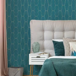 Superfresco Colours Eternity Teal Wallpaper 11 Superfresco Colours Eternity Teal Wallpaper -Paint And Wallpaper Shop 13991883 1265003726515572