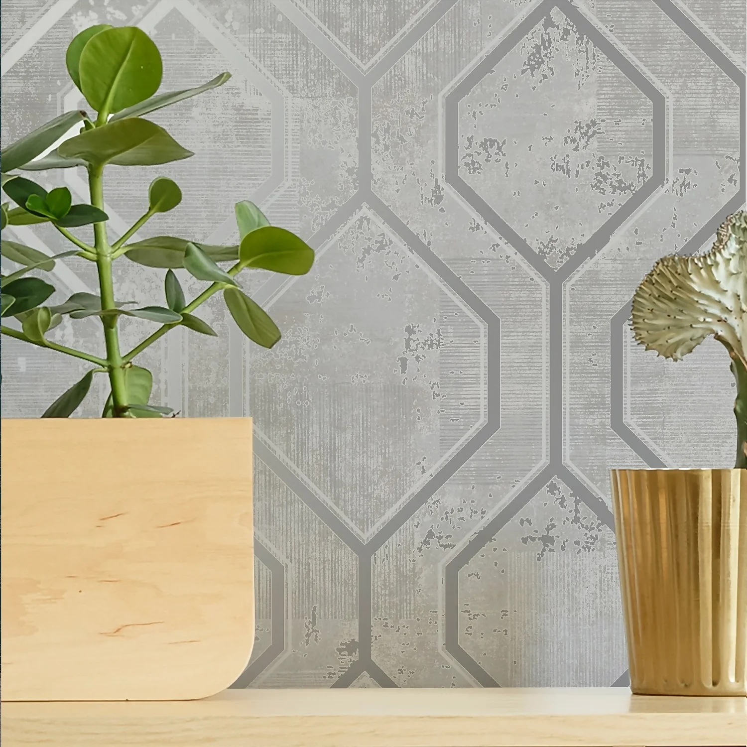 Superfresco Colours Armature Silver Wallpaper 6 Superfresco Colours Armature Silver Wallpaper - Image 4