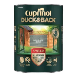 Cuprinol Ducksback Shed & Fence Paint Delicate Pine - 5L 10 Cuprinol Ducksback Shed & Fence Paint Delicate Pine - 5L -Paint And Wallpaper Shop 14231556 7505036365248285