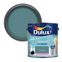 Dulux Easycare Bathroom Soft Sheen Paint Teal Voyage - 2.5L