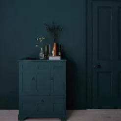 Rust-Oleum Matt Furniture Paint Evening Blue - 125ml -Paint And Wallpaper Shop 14606506 1515053512060429