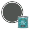 Rust-Oleum Matt Furniture Paint Graphite - 125ml -Paint And Wallpaper Shop 14606512 9335053512011694